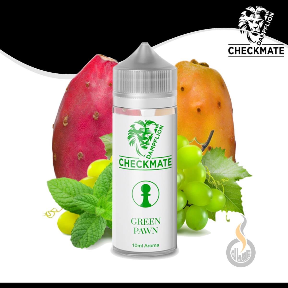 DAMPFLION CHECKMATE Green Pawn Aroma - 10 ml SW17871 Bild 1