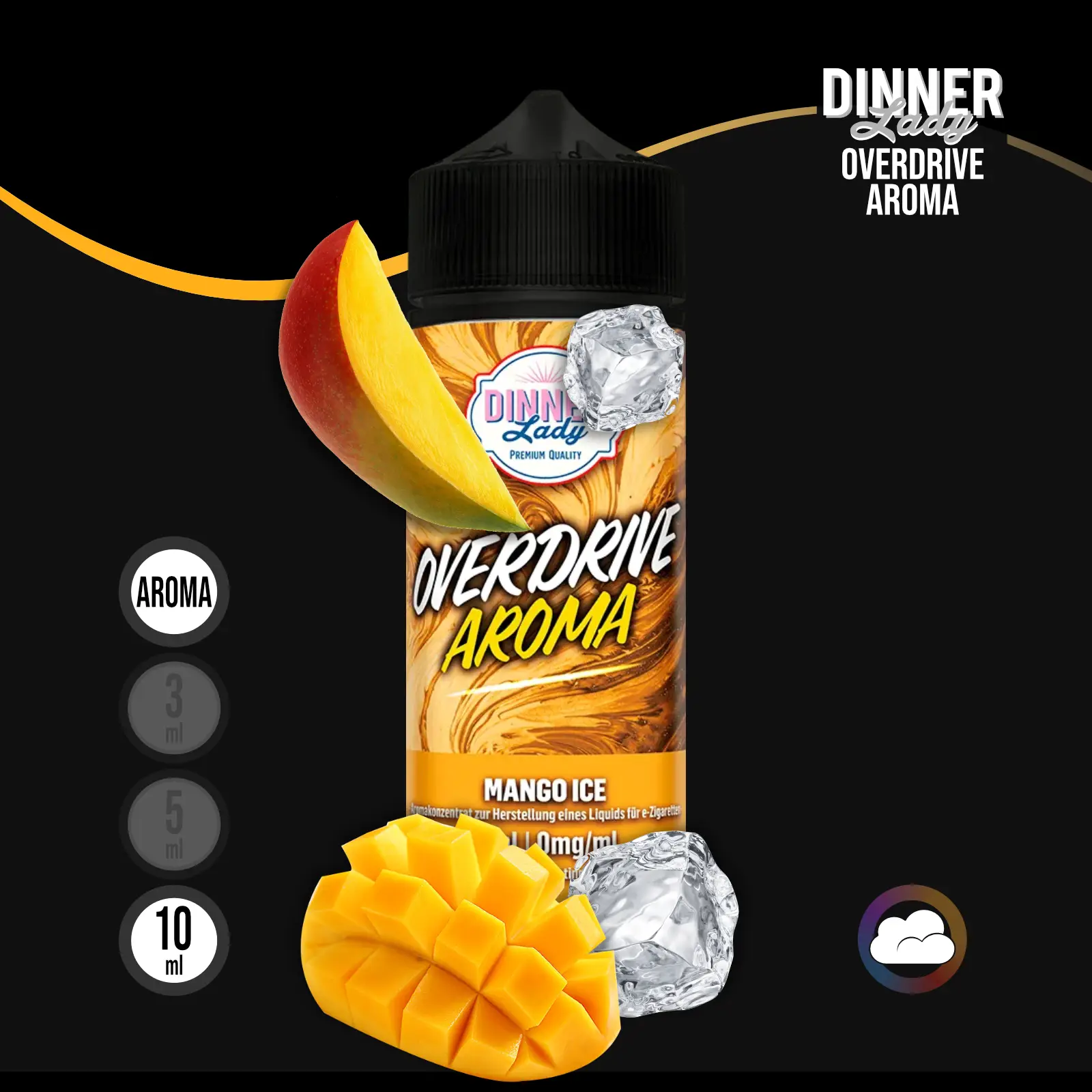 Dinner Lady Overdrive Mango Ice Longfill Aroma