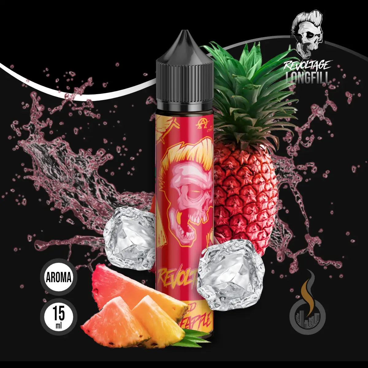REVOLTAGE Longfill Aroma Red Pineapple - 15 ml SW18203 Bild 1