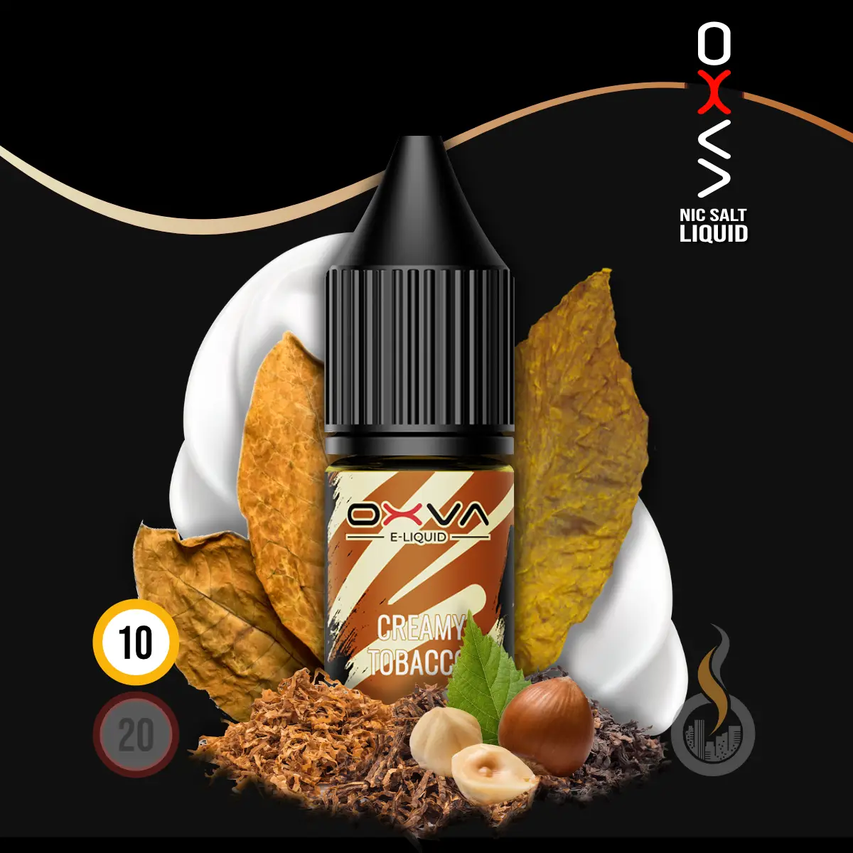 OXVA Creamy Tobacco Nic Salt Liquid SW18337 Nikotinstärke wählen: 10 mg (NIKOTINSALZ) Bild 1