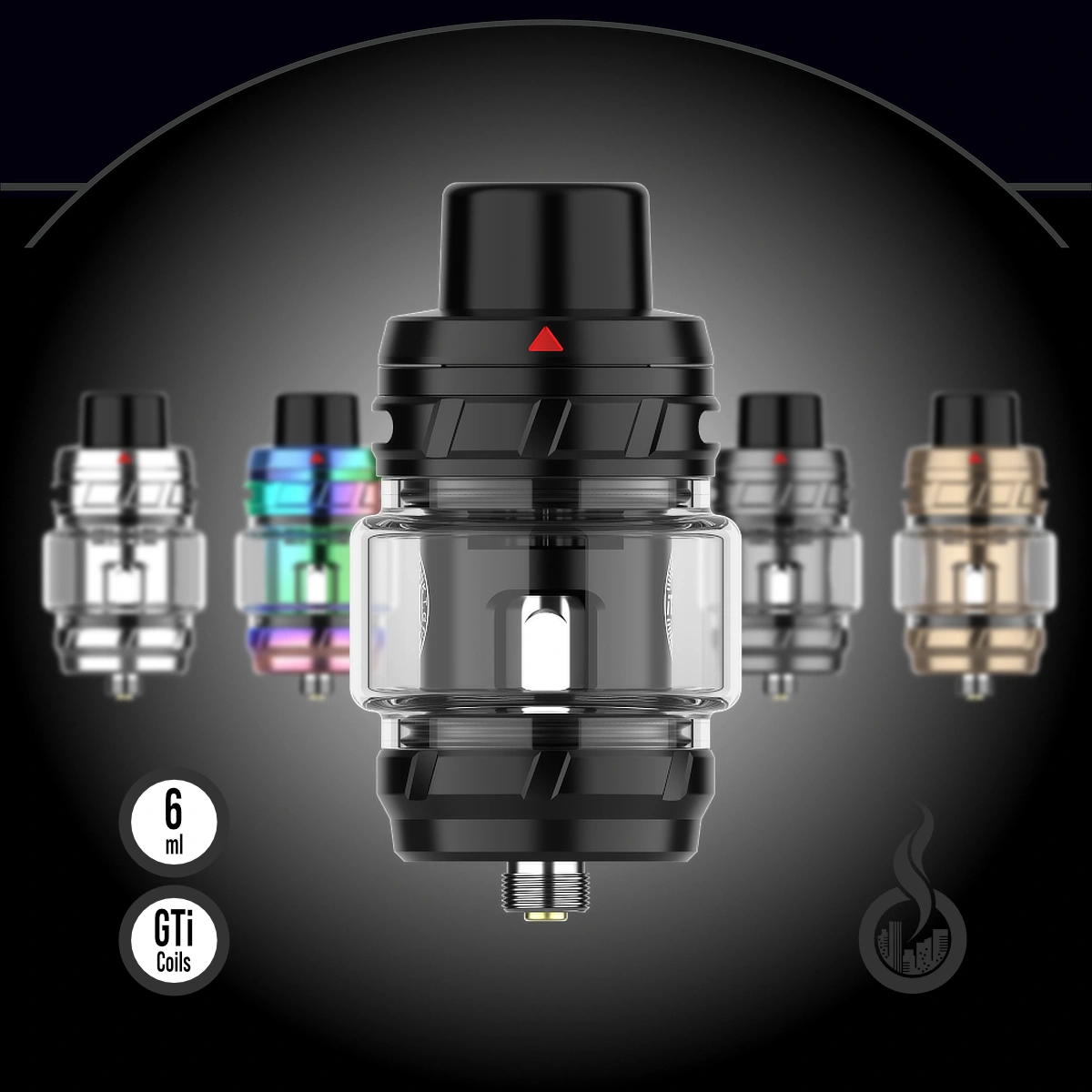 Vaporesso iTank T Dual Mesh Verdampfer - 6 ml SW18712 Farbe Schwarz Bild 1
