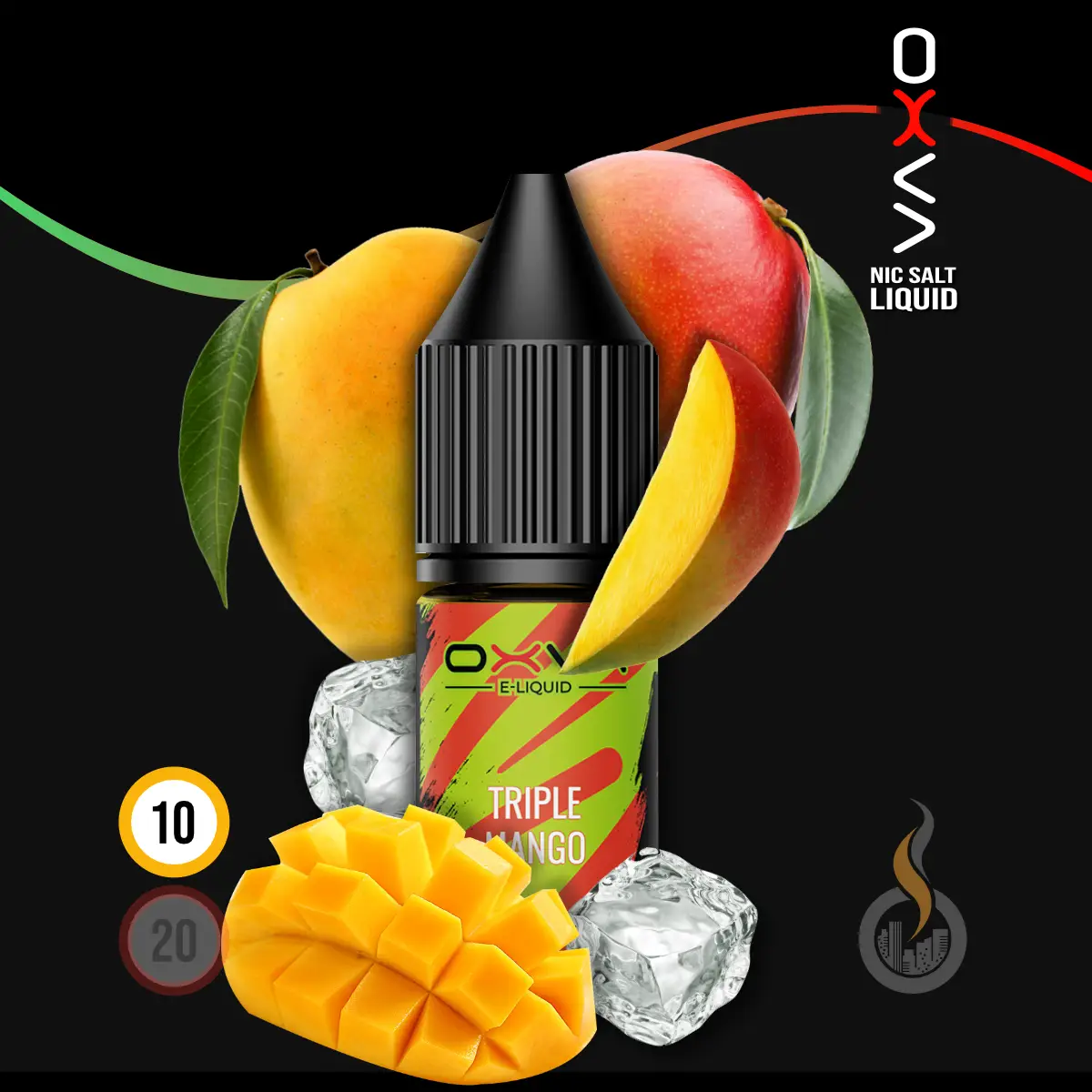 OXVA Triple Mango Nic Salt Liquid SW18335 Nikotinstärke wählen: 10 mg (NIKOTINSALZ) Bild 1