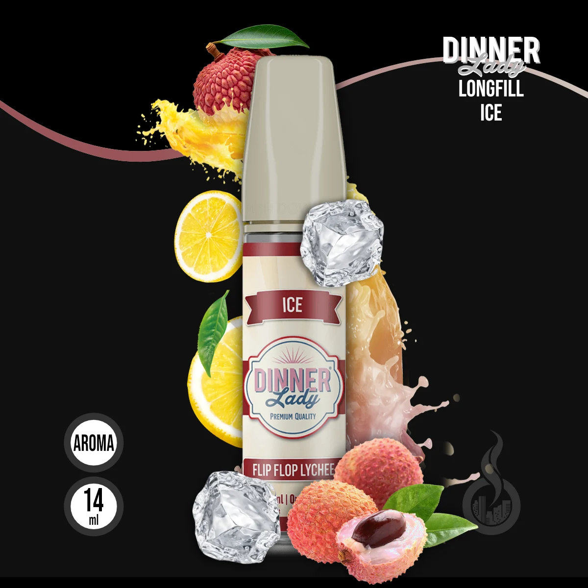 DINNER LADY ICE Flip Flop Lychee Aroma - 14 ml SW18569 Bild 1