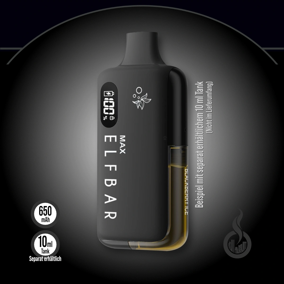 ELF BAR MAX Pod Kit - 10 ml SW18511 Farbe Schwarz Bild 3