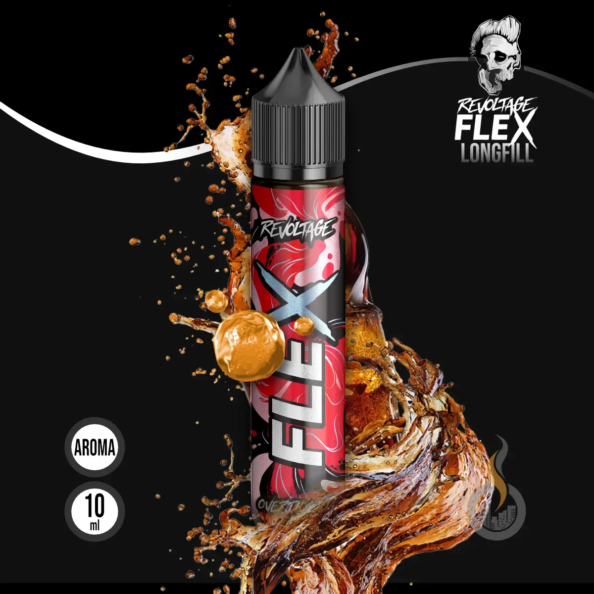 REVOLTAGE FLEX Overdosed Aroma Cola - 10 ml SW18222 Bild 1