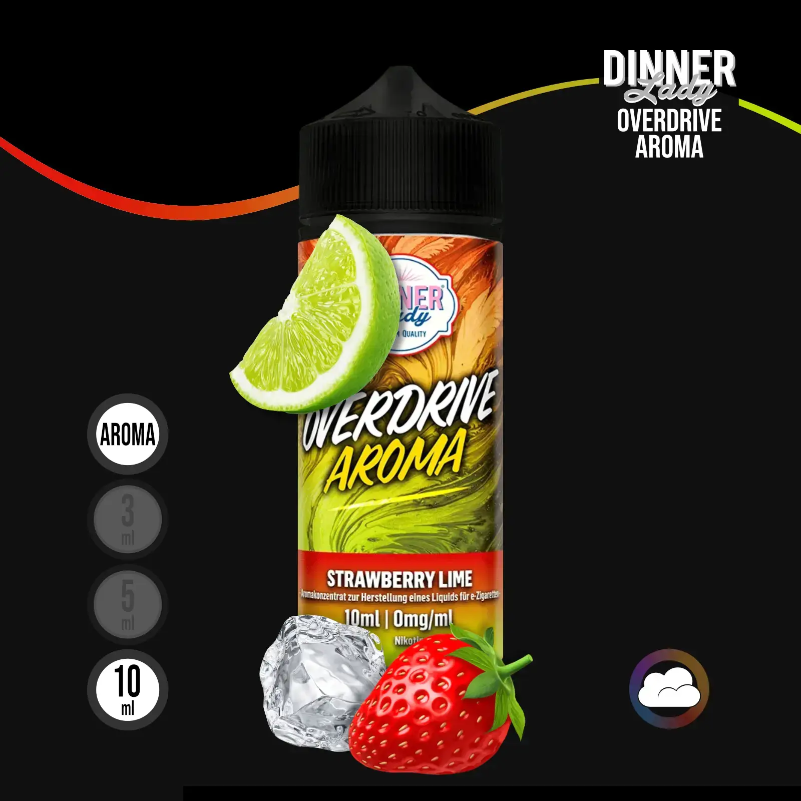Dinner Lady Overdrive Strawberry Lime Longfill Aroma