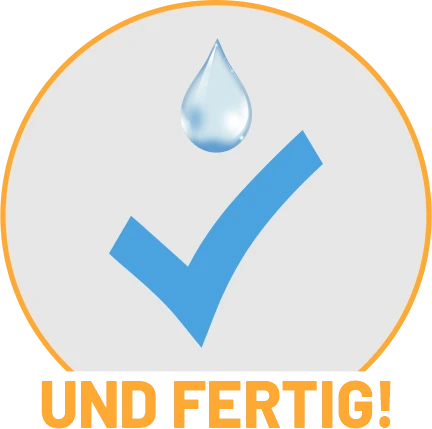 Fertig gemischtes Liquid in einer Flasche