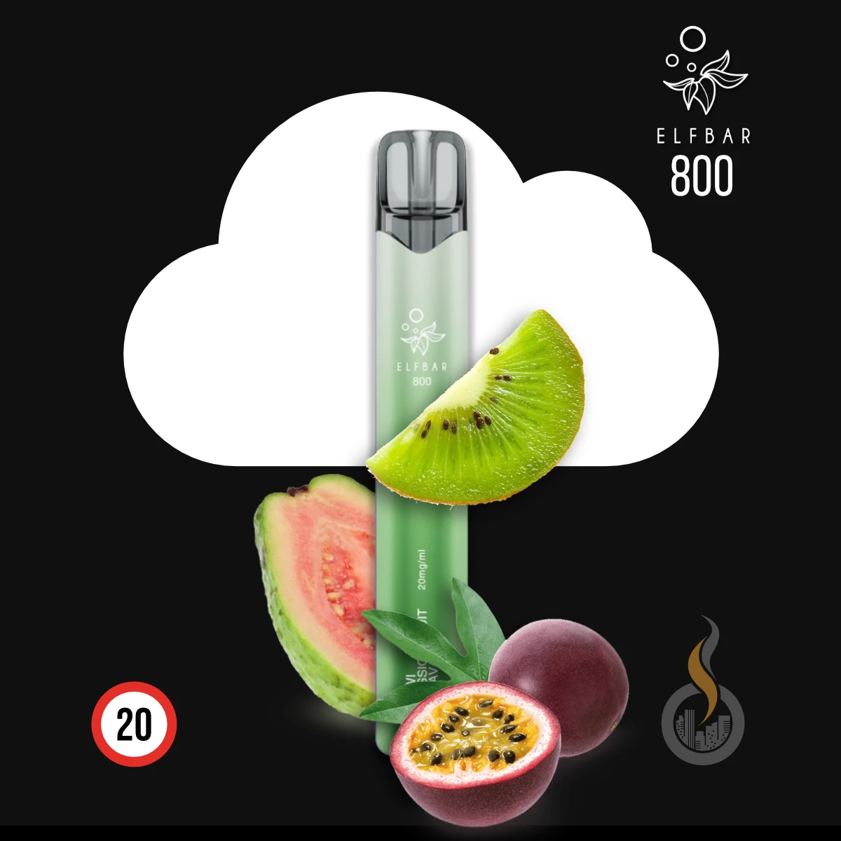 ELF BAR 800 Kiwi Passion Fruit Guava SW18452 Bild 1