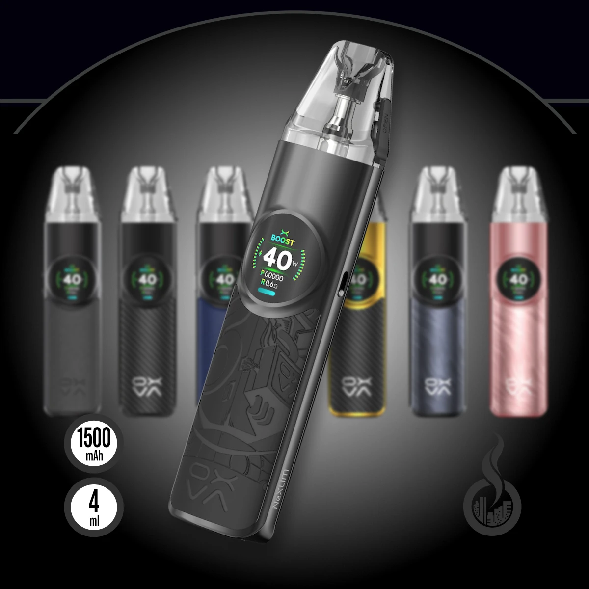 Oxva NeXLIM Kit Pod System - 1500 mAh SW18493 Farbe Schwarz Bild 1