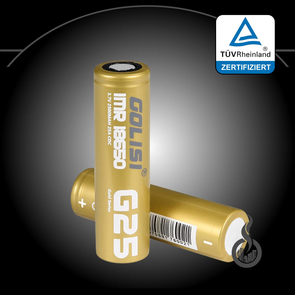 Golisi G25 18650 2500 mAh Akku - 20 A SW17220 Bild 1