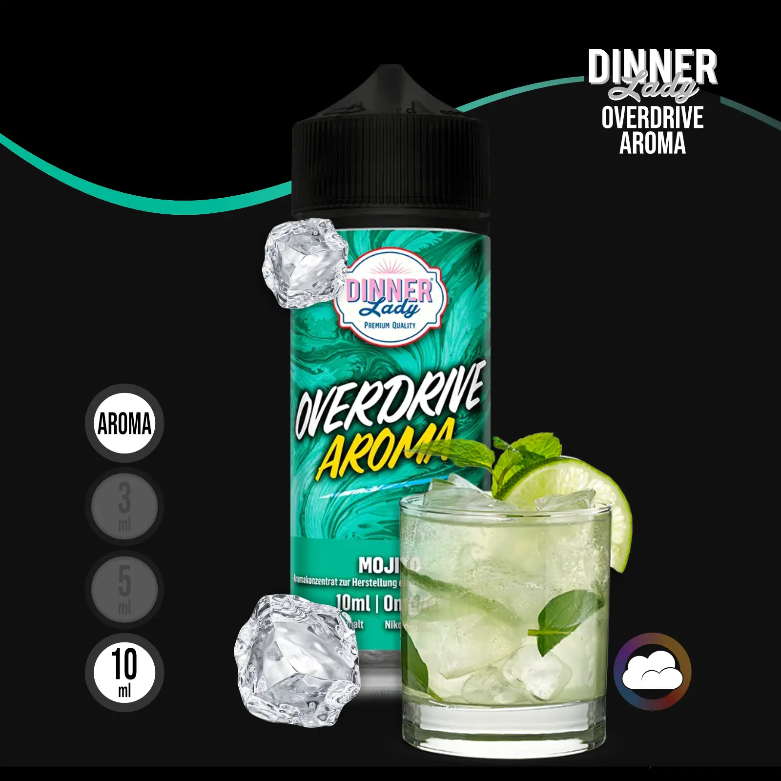 Dinner Lady Overdrive Mojito Longfill Aroma