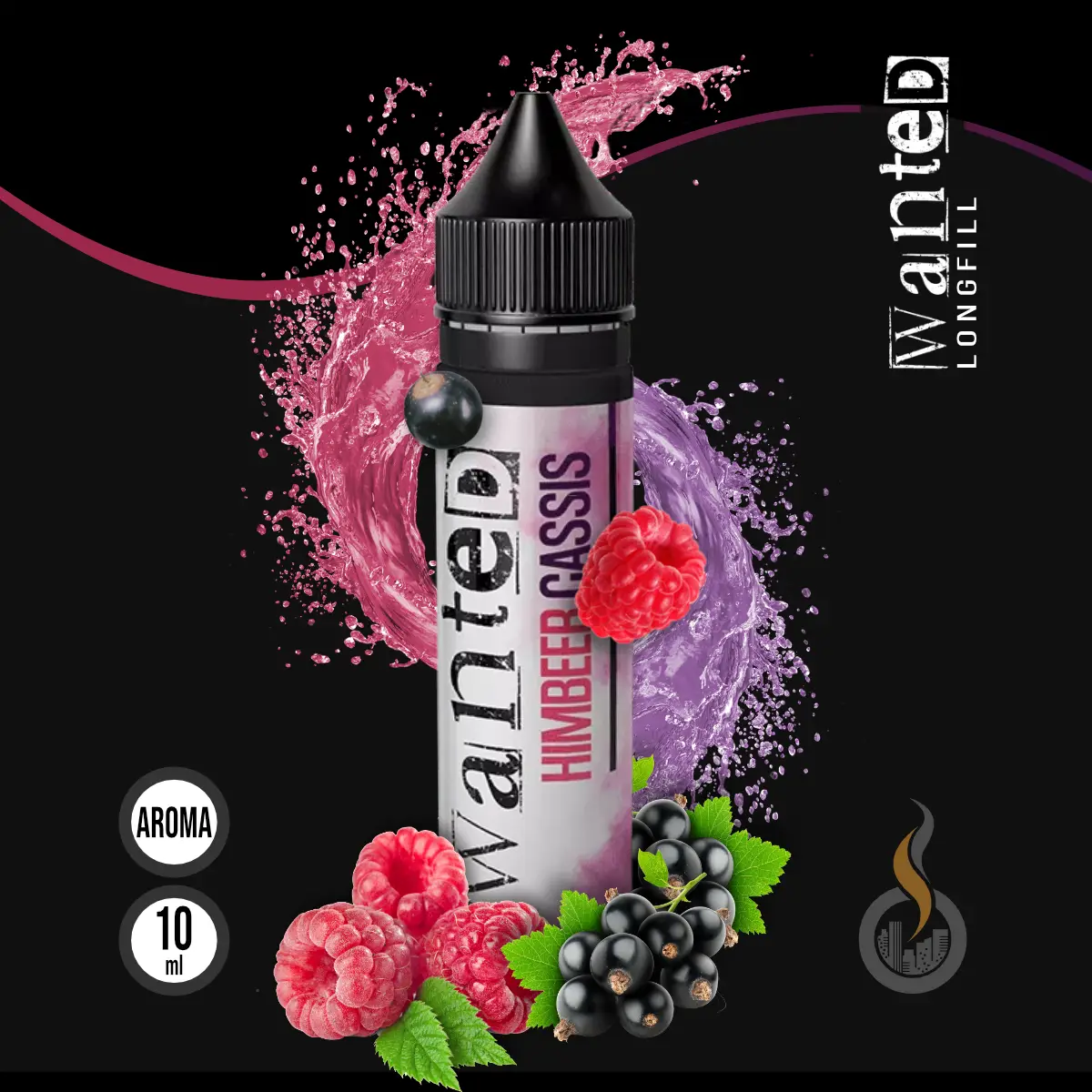 WANTED Overdosed Aroma Himbeer Cassis - 10 ml SW18172 Bild 1