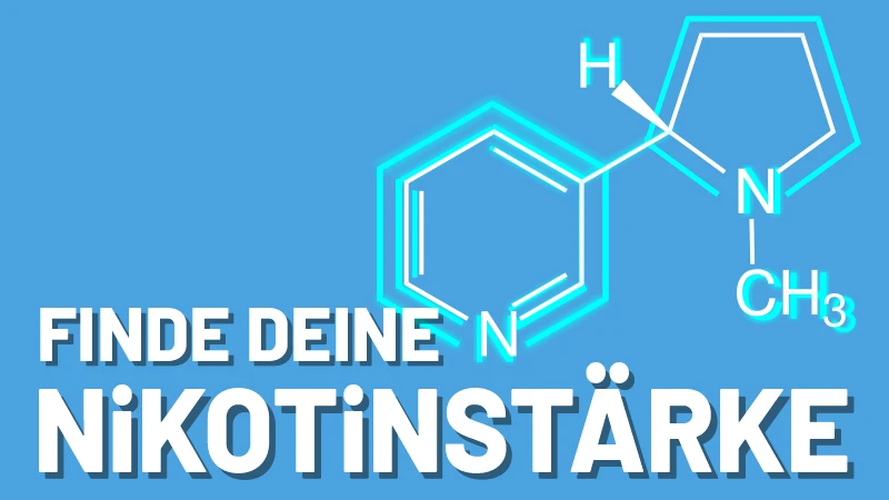Die richtige Nikotinstärke beim Dampfen finden