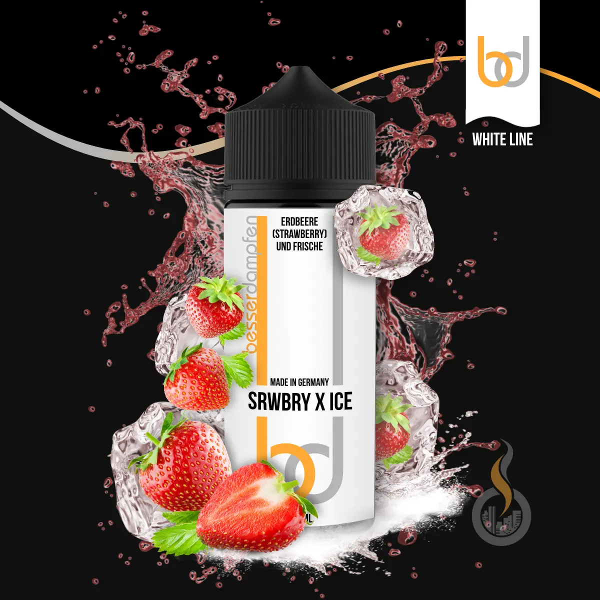 bd SRWBRY X ICE Aroma - 10 ml SW16768 Bild 1