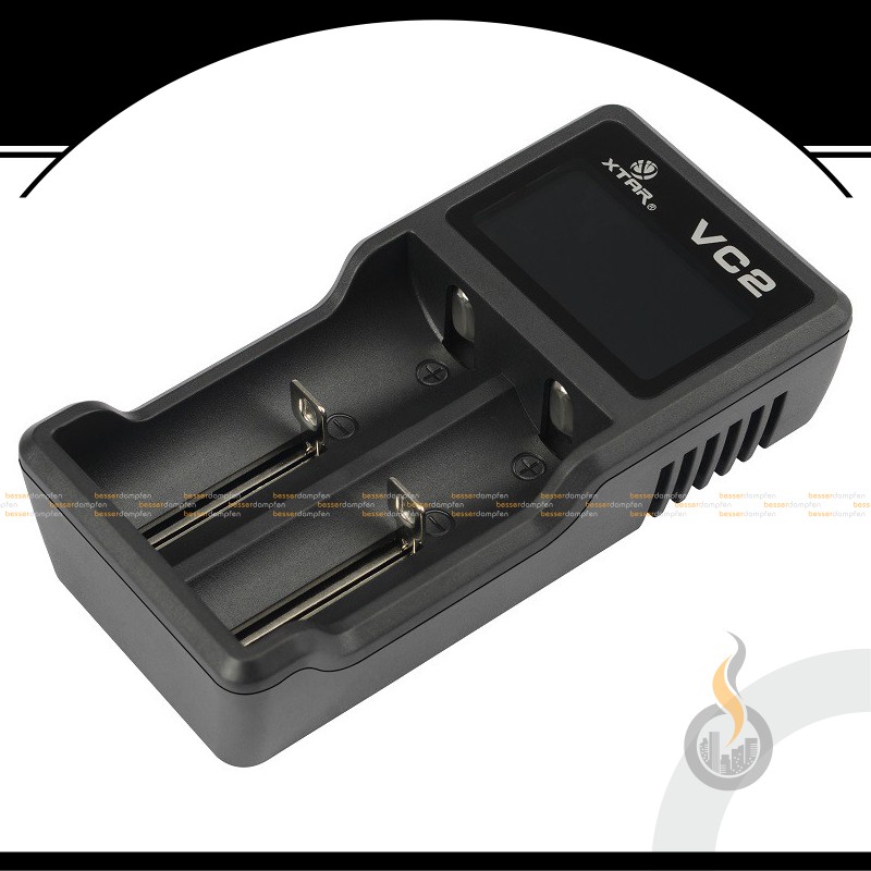 XTAR VC2 USB-Ladegerät 2-Schacht SW14469 Bild 2