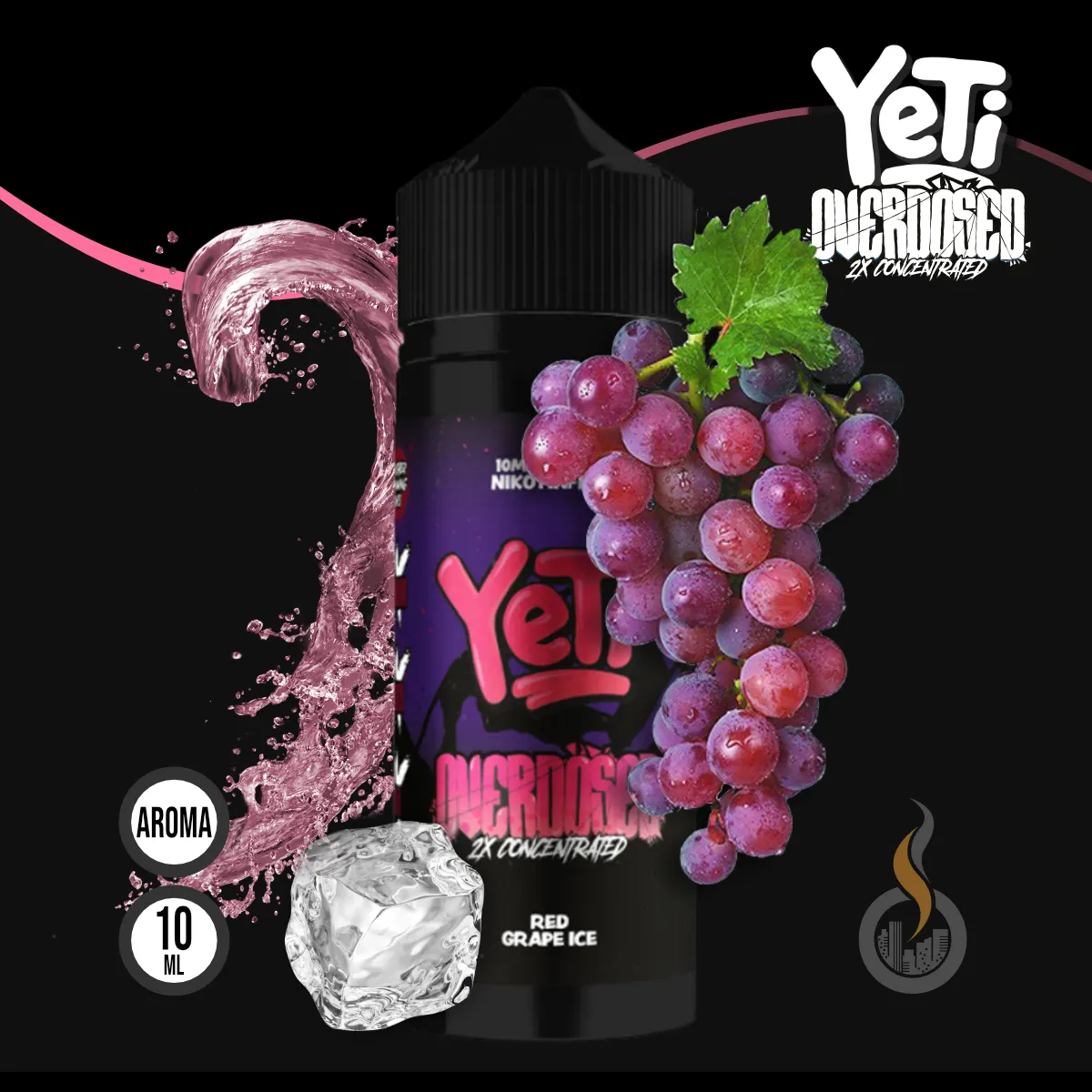 YETI Overdosed Red Grape Ice Aroma - 10 ml SW18130 Bild 1