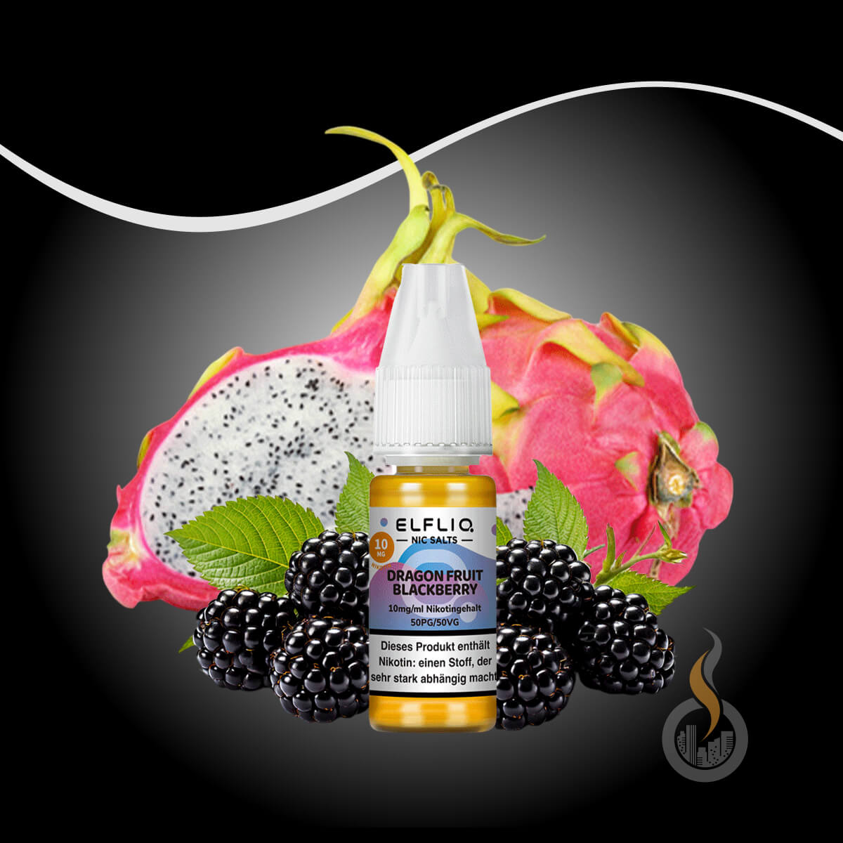 ELFLIQ by Elfbar Dragonfruit Blackberry Nikotinsalz Liquid - 10 ml SW18731 Nikotinstärke wählen: 10 mg (NIKOTINSALZ) Bild 1