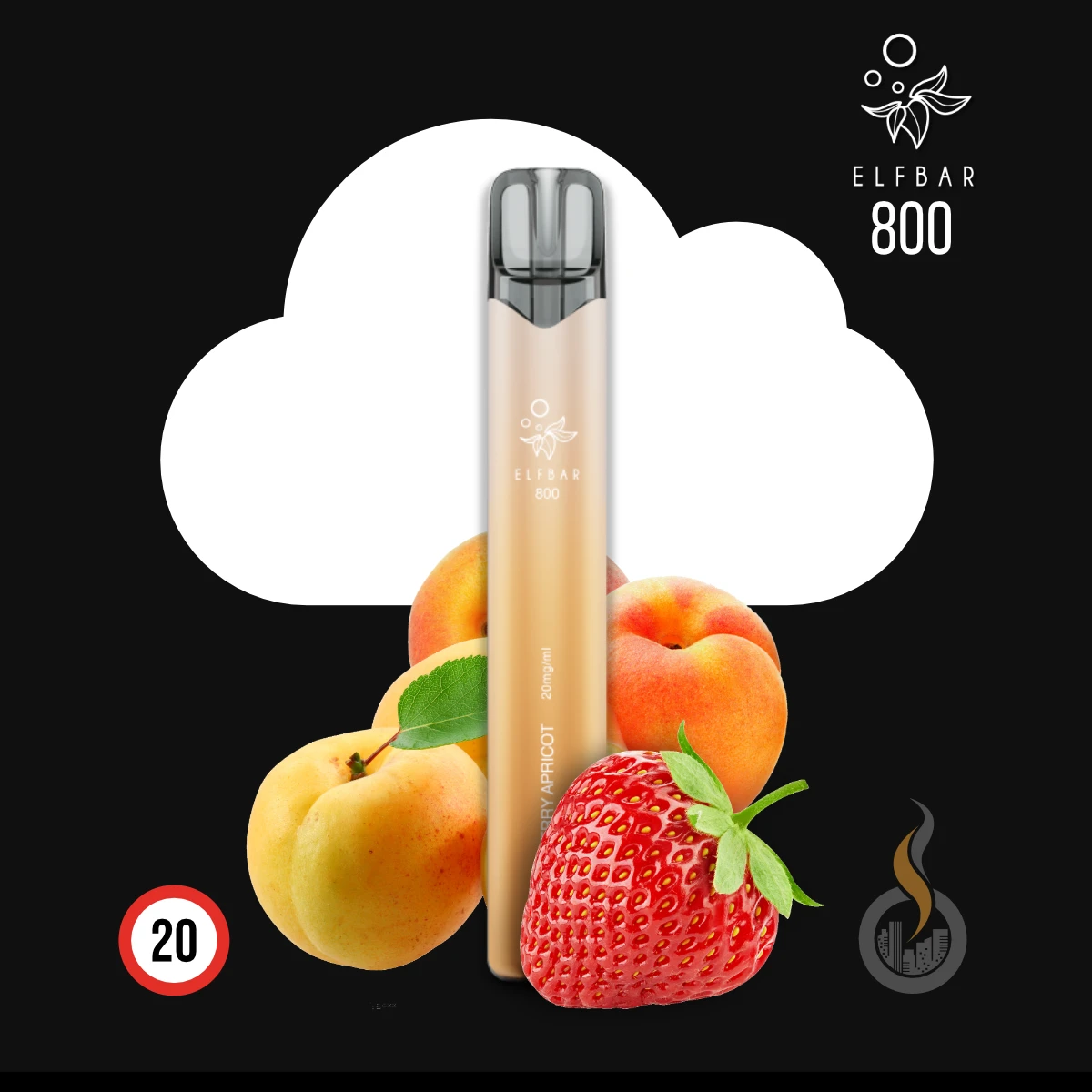 ELF BAR 800 Strawberry Apricot SW18445 Bild 1
