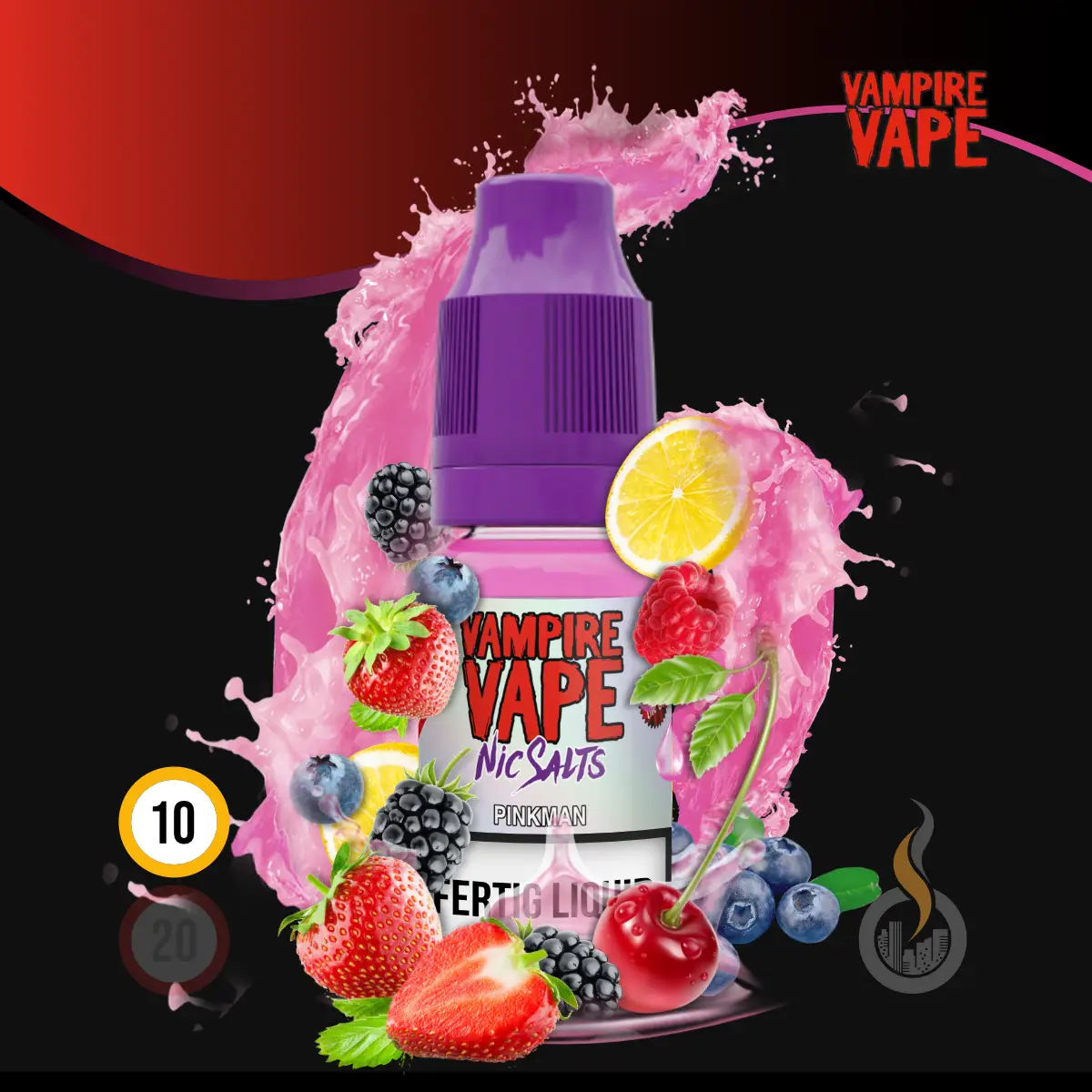 VAMPIRE VAPE Pinkman Nikotinsalz Liquid - 10 ml SW17765 Nikotinstärke wählen: 10 mg (NIKOTINSALZ) Bild 1
