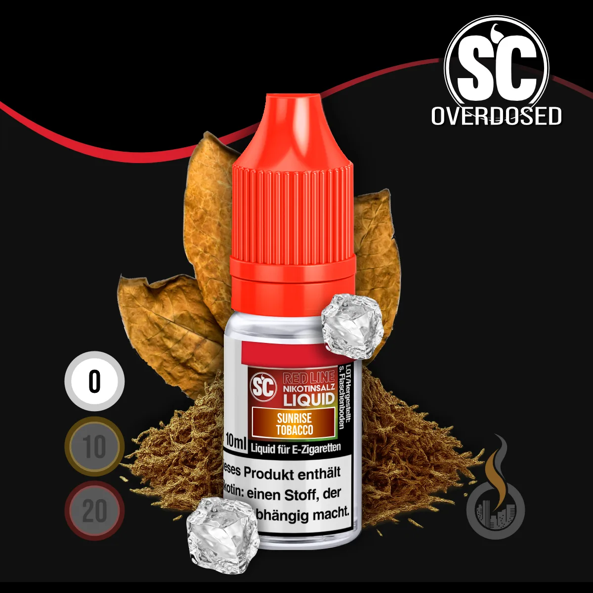 SC Red Line Sunrise Tobacco Nikotinsalz Liquid - 10 ml SW18583 Nikotinstärke wählen: 0 mg (OHNE NIKOTIN) Bild 1