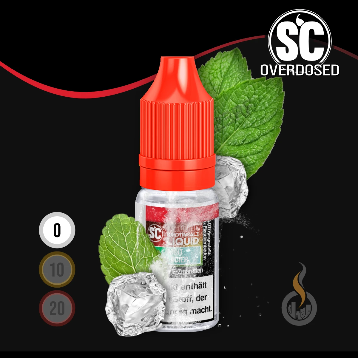 SC Red Line Mint Glacier Nikotinsalz Liquid - 10 ml SW18296 Nikotinstärke wählen: 0 mg (OHNE NIKOTIN) Bild 1
