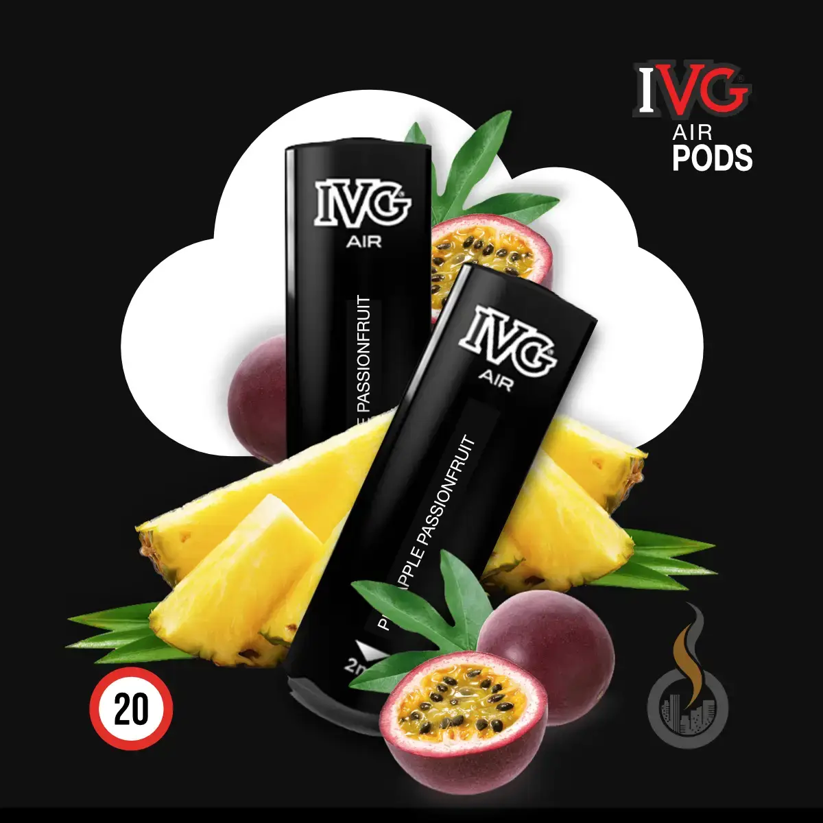 2x IVG Air Pineapple Passionfruit Prefill Pod-Coils - 2 ml SW18353 Bild 1