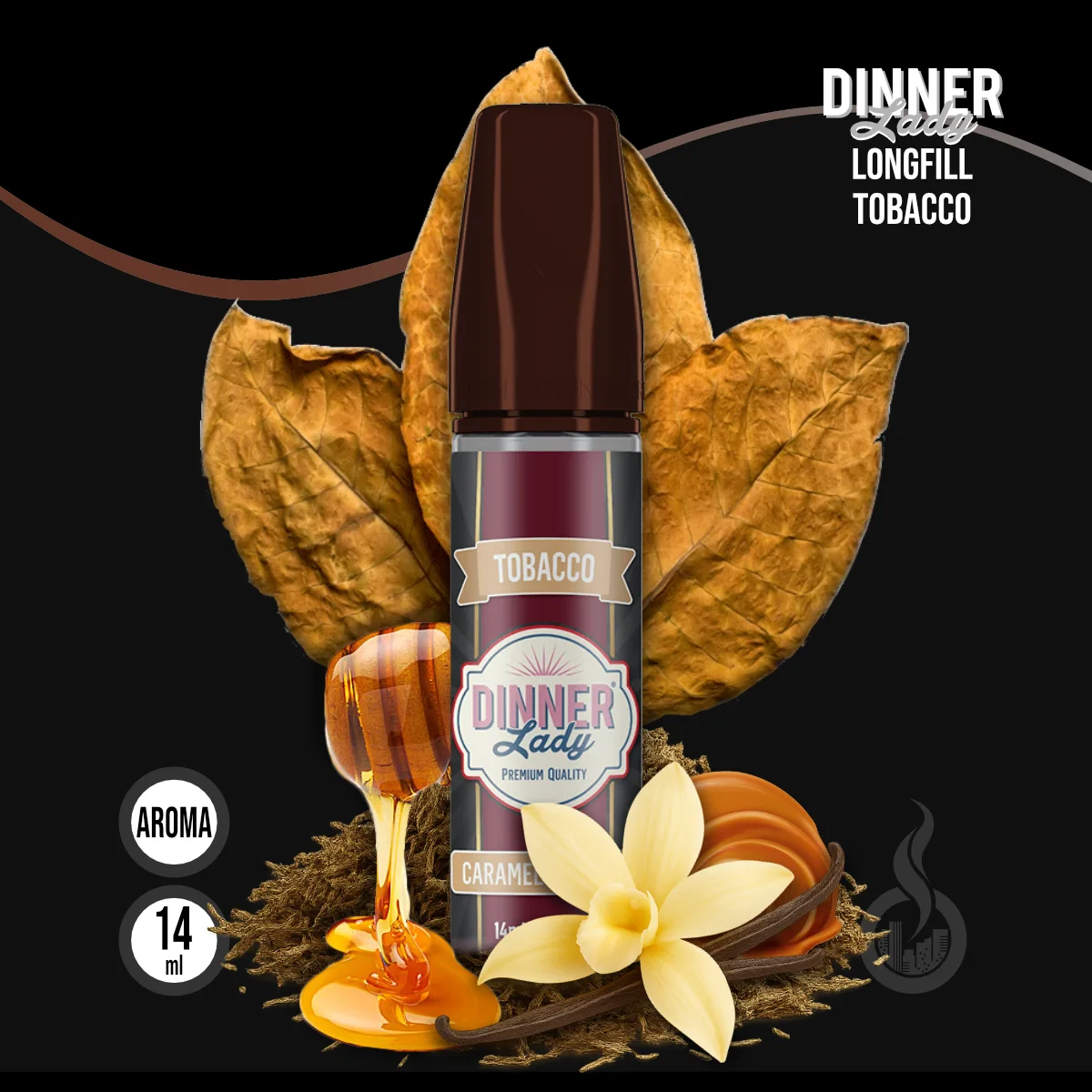 DINNER LADY TOBACCO Caramel Tobacco Aroma - 14 ml SW16669 Bild 1