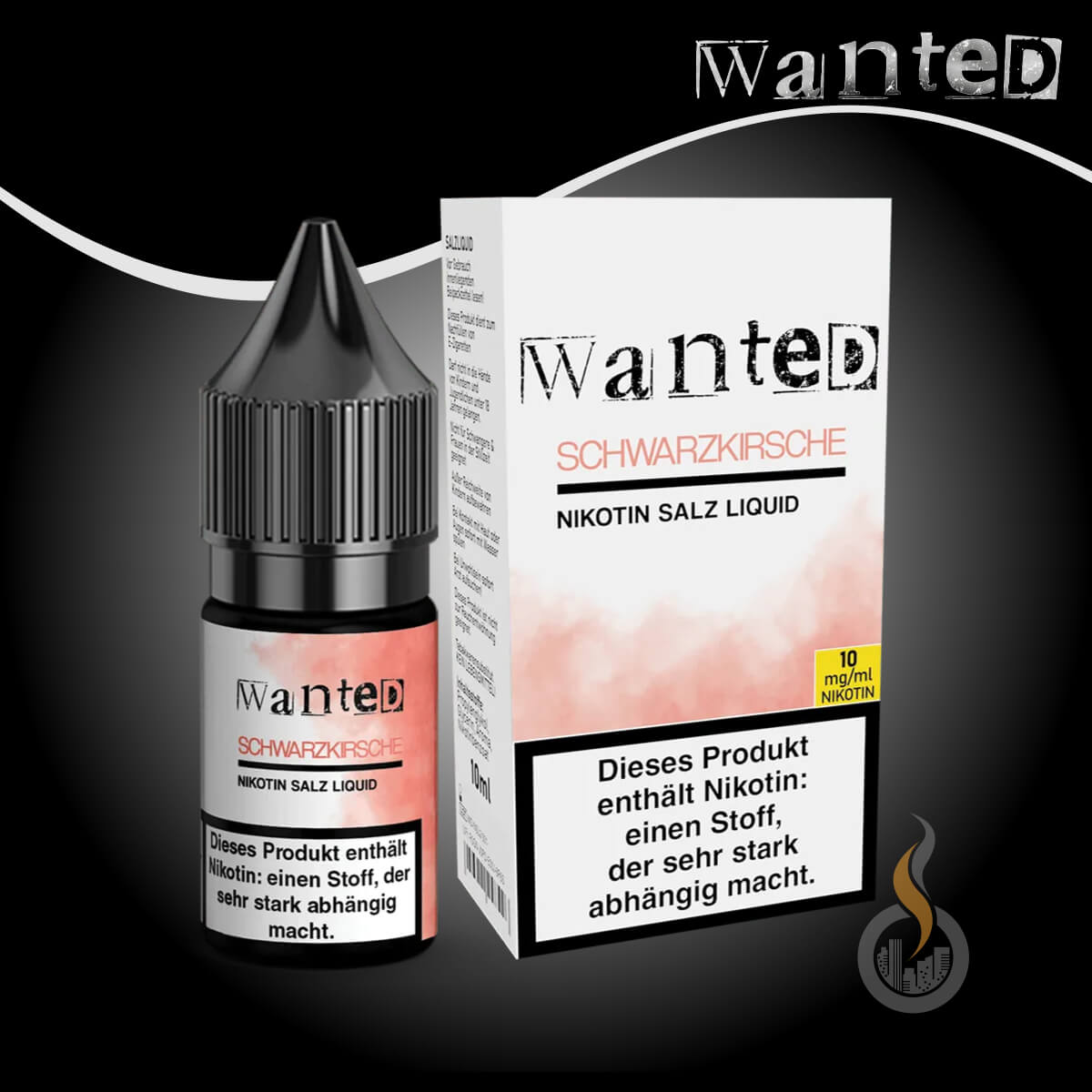 WANTED Overdosed Schwarzkirsche Nikotinsalz-Liquid - 10 ml