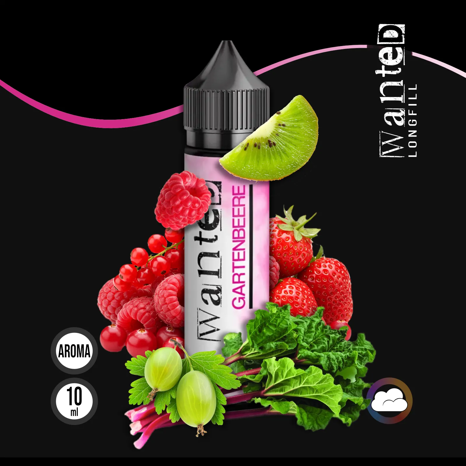 WANTED Gartenbeere Aroma Overdosed - 10 ml