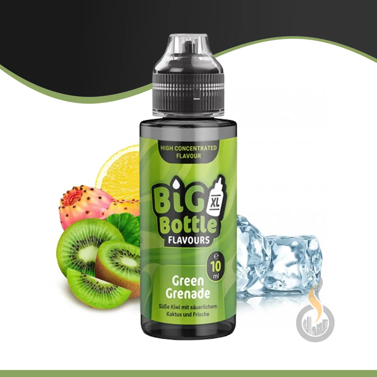 BIG BOTTLE FLAVOURS Green Grenade Aroma - 10 ml SW17554 Bild 1