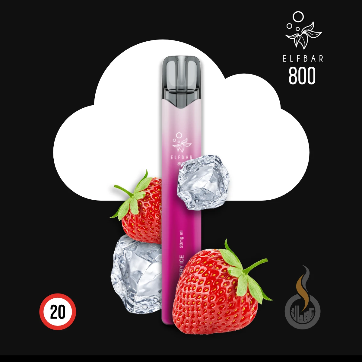 ELF BAR 800 Strawberry Ice SW18444 Bild 1