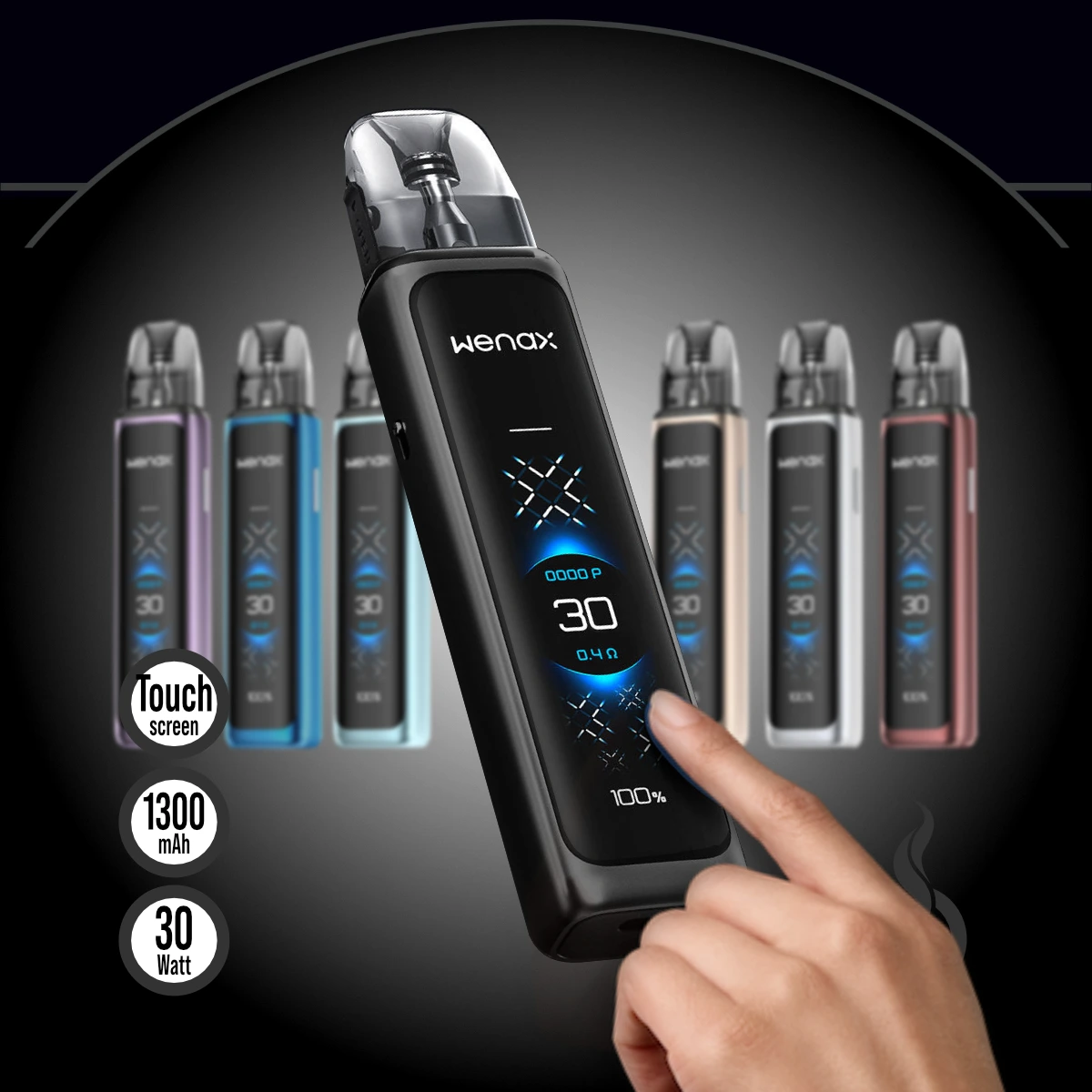 GeekVape Wenax Q Ultra Pod Starter Kit SW18427 Farbe Schwarz Bild 1