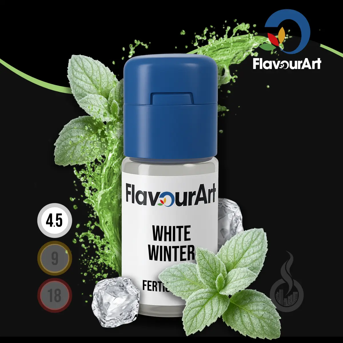 FlavourArt Nikotin Liquid White Winter - 10 ml SW18509 Nikotinstärke wählen: 4.5 mg (LOW) Bild 1