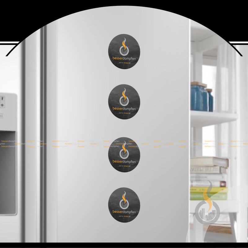 besser FRIDGE MAGNET für Kühlschrank - Rund SW15178 Bild 3