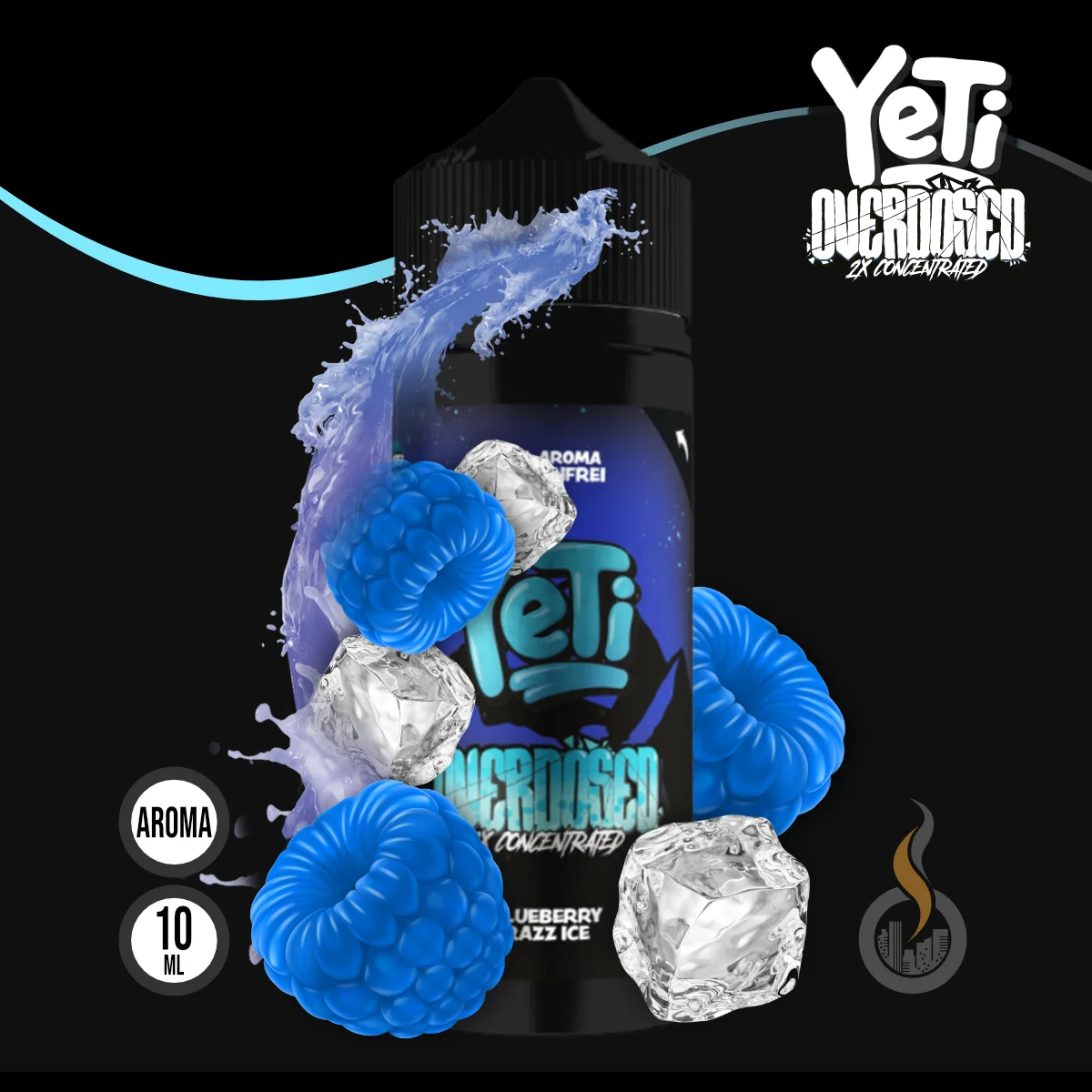 YETI Overdosed Blueberry Razz Ice Aroma - 10 ml SW18129 Bild 1