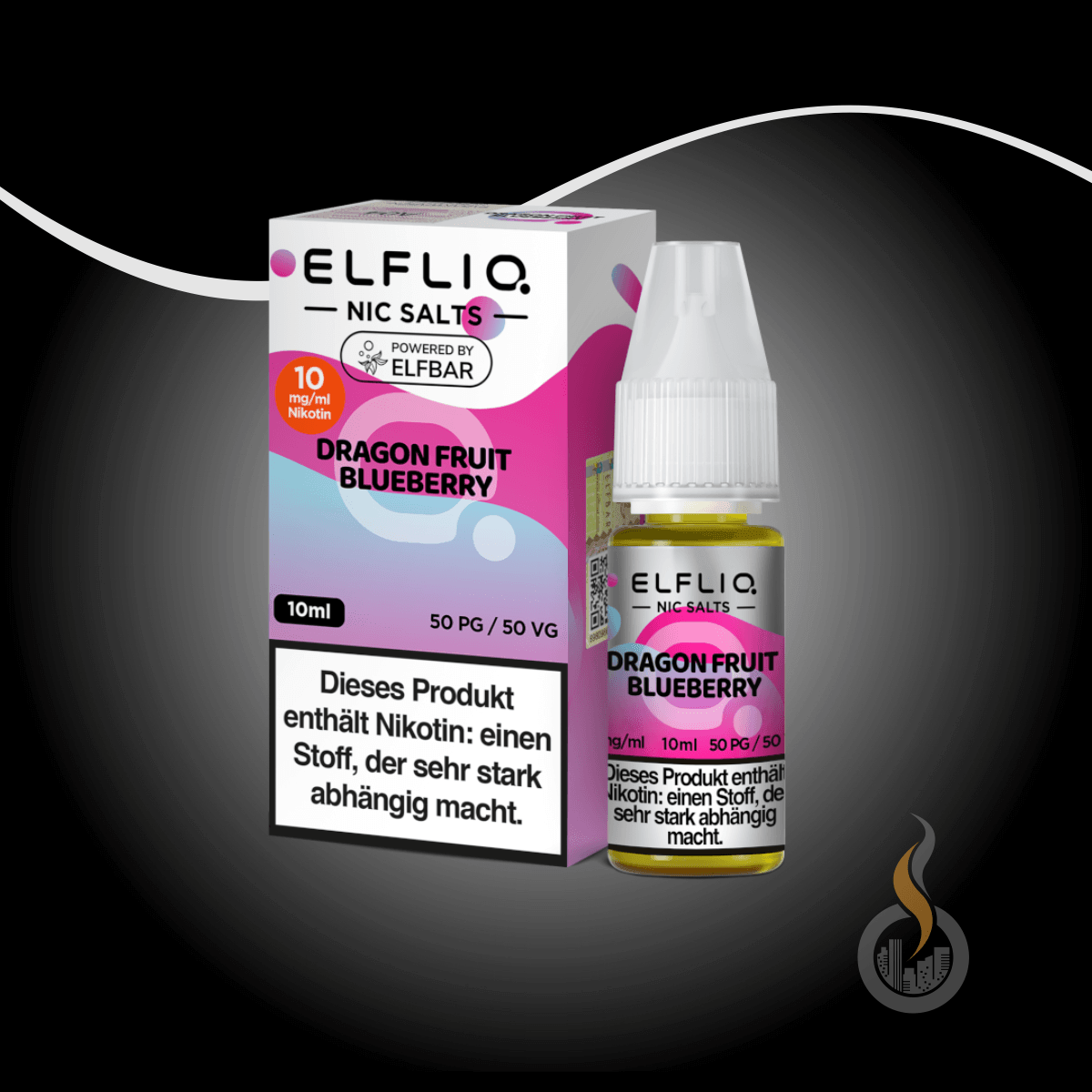 ELFLIQ by Elfbar Dragon Fruit Blueberry Nikotinsalz Liquid - 10 ml