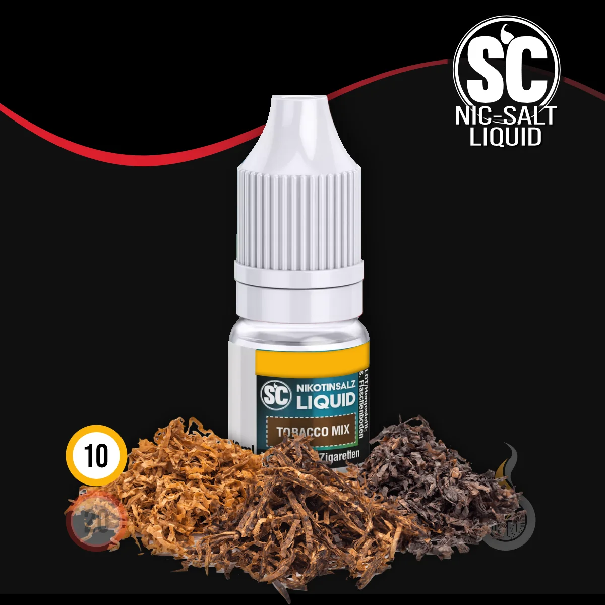 SC Tobacco Mix Nikotinsalz Liquid - 10 ml SW18087 Nikotinstärke wählen: 10 mg (NIKOTINSALZ) Bild 1