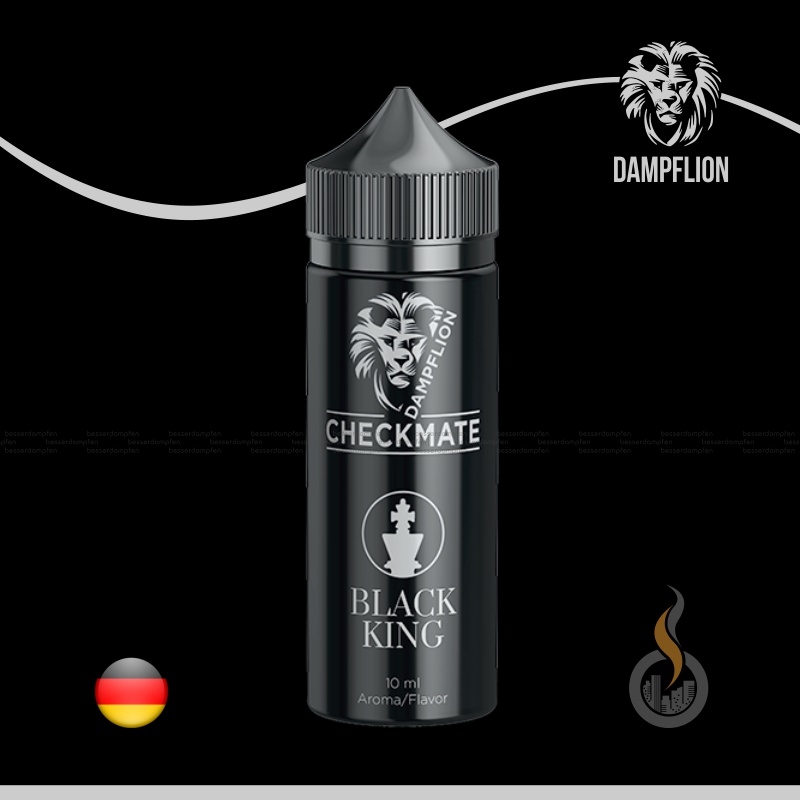DAMPFLION CHECKMATE Black King Aroma - 10 ml SW16213 Bild 1