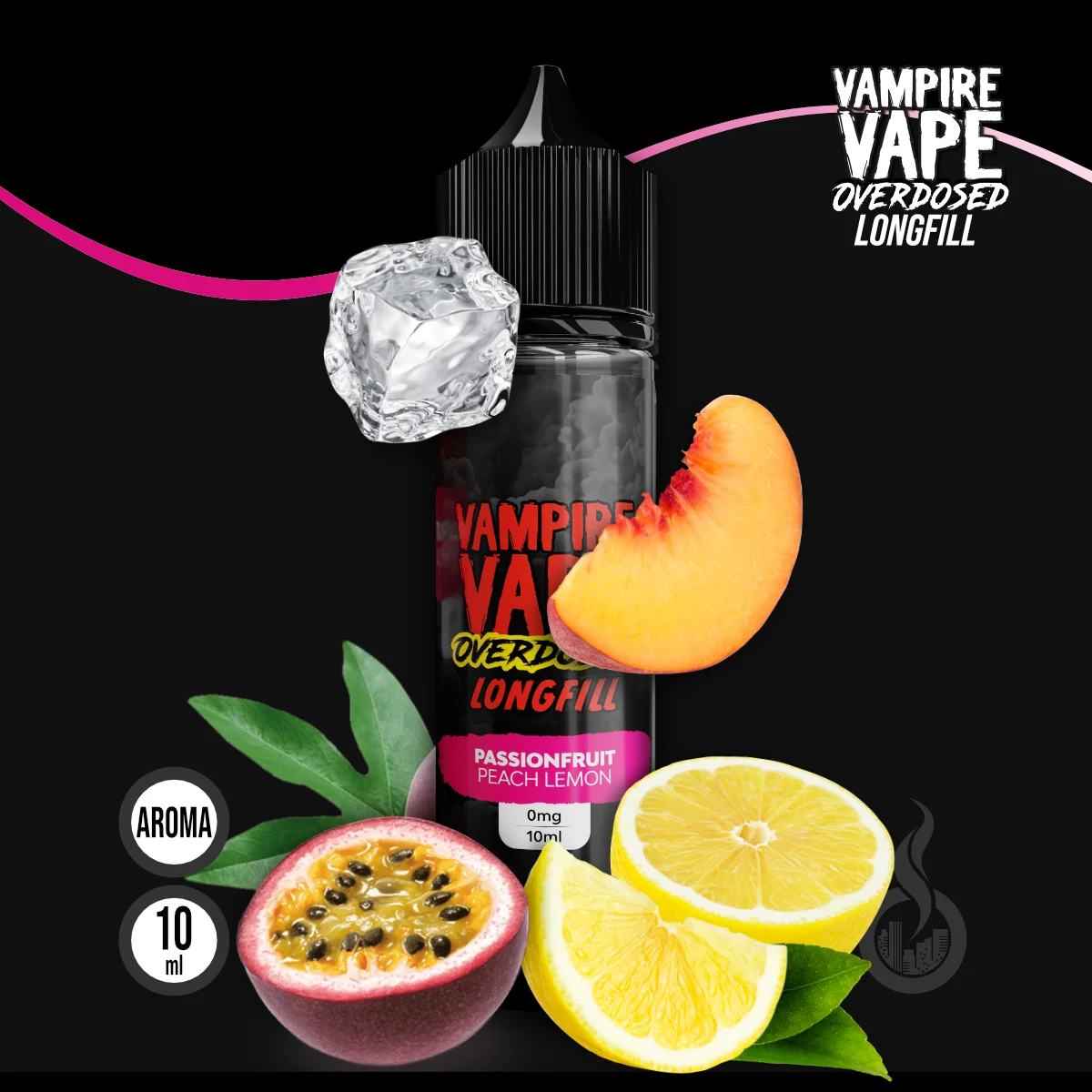 VAMPIRE VAPE Overdosed Passionfruit Peach Lemon Aroma - 10 ml SW18558 Bild 1