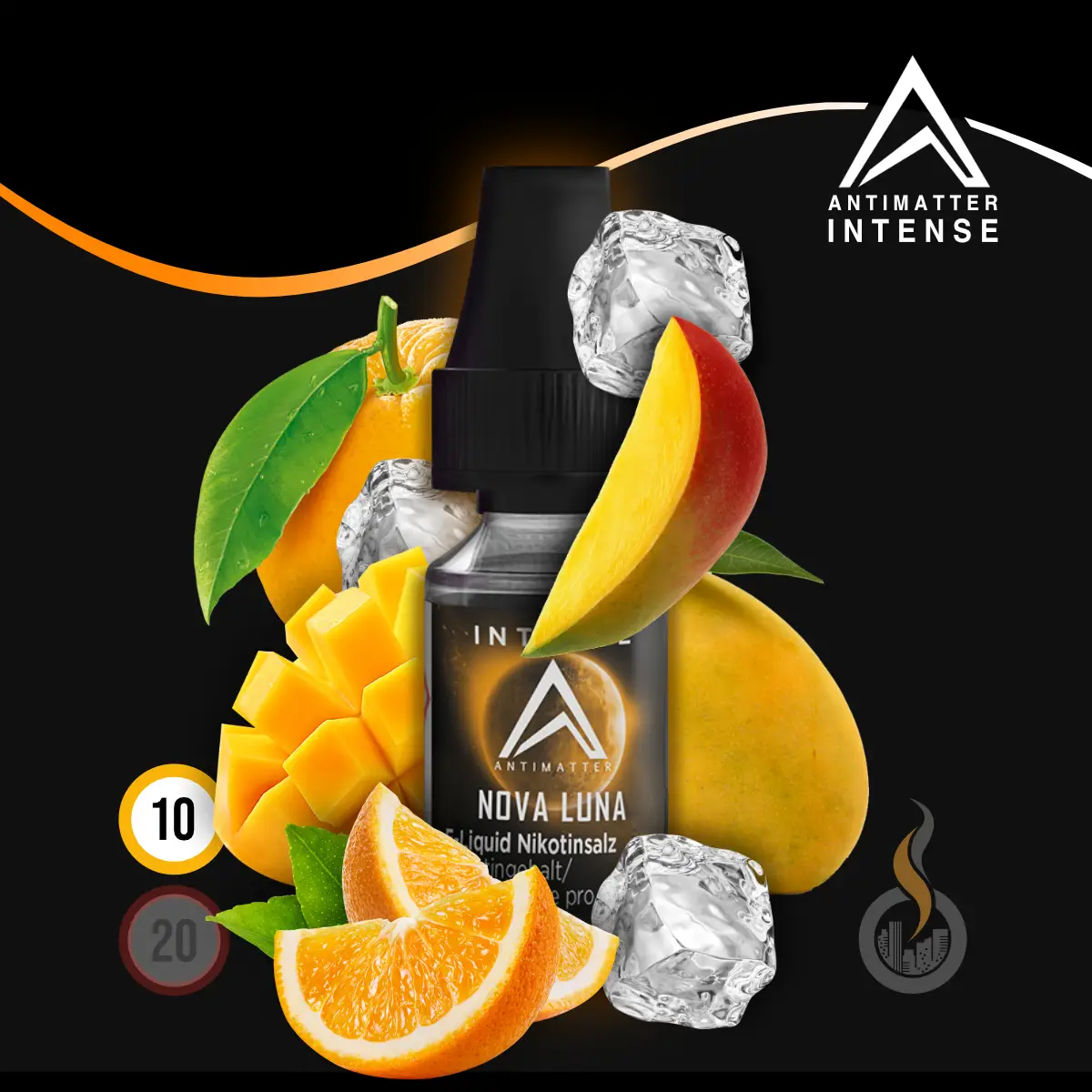 ANTIMATTER INTENSE Nova Luna Nikotinsalz Liquid 10 ml SW18375 Nikotinstärke wählen: 10 mg (NIKOTINSALZ) Bild 1