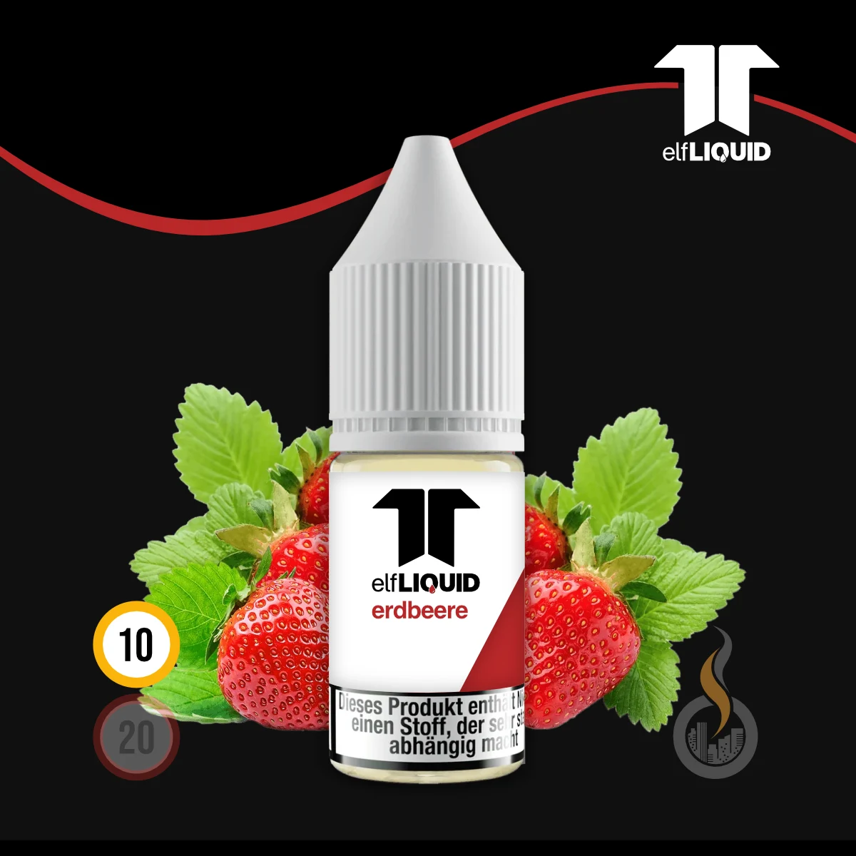 elf LIQUID Nikotinsalz Erdbeere - 10 ml SW18687 Nikotinstärke wählen: 10 mg (NIKOTINSALZ) Bild 1