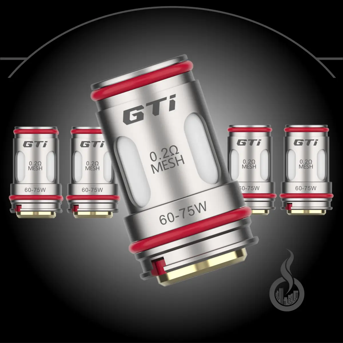 5x Vaporesso GTi Mesh Coil Verdampferkopf SW17410 Widerstand 0.2 Ω (Ohm) Bild 1