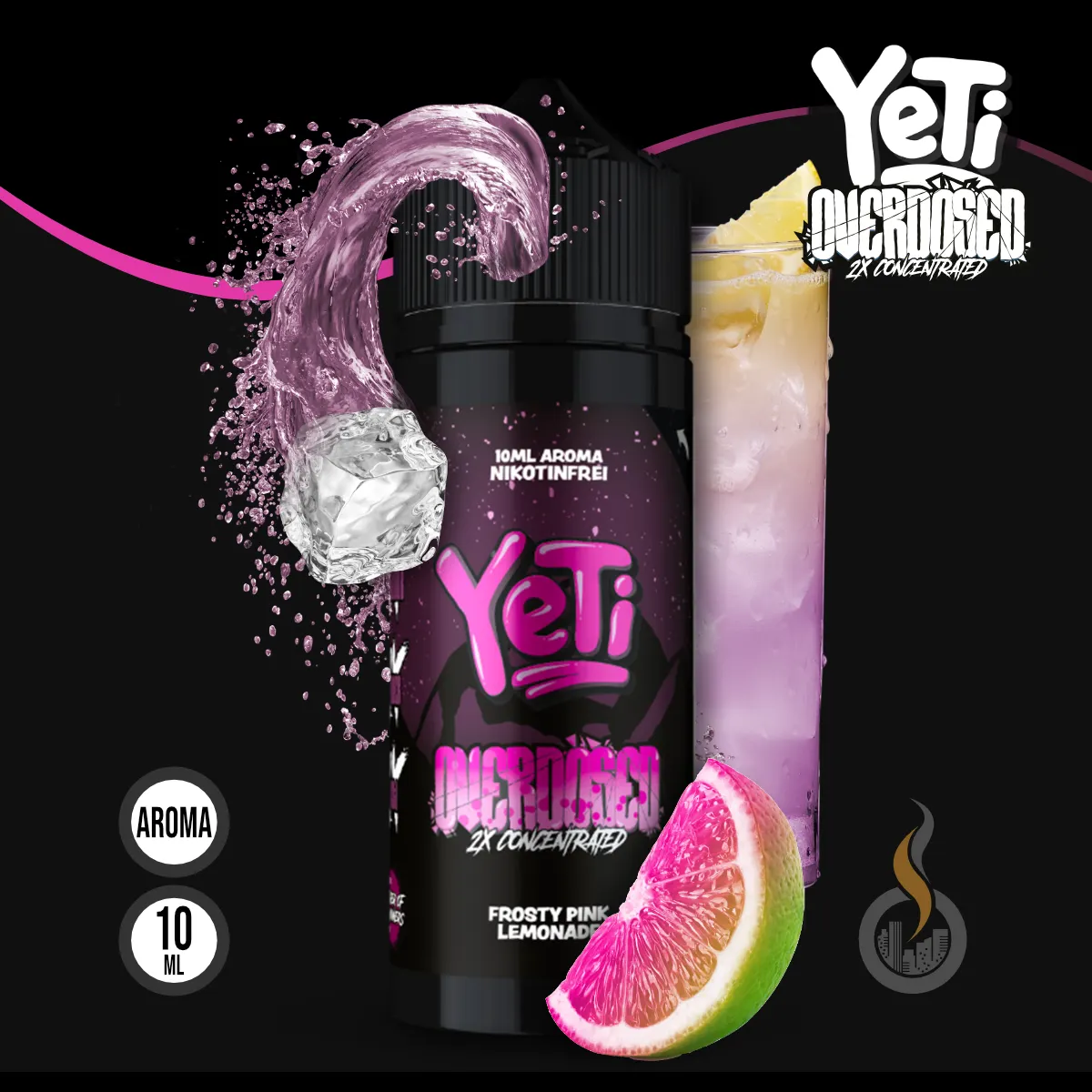 YETI Overdosed Frosty Pink Lemonade Aroma - 10 ml SW18131 Bild 1