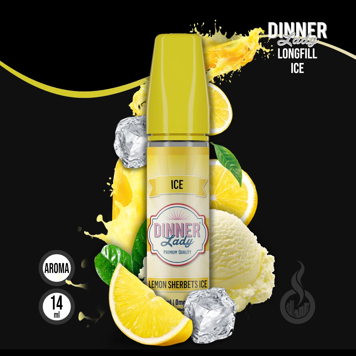 DINNER LADY ICE Lemon Sherbets Aroma - 14 ml SW18573 Bild 1
