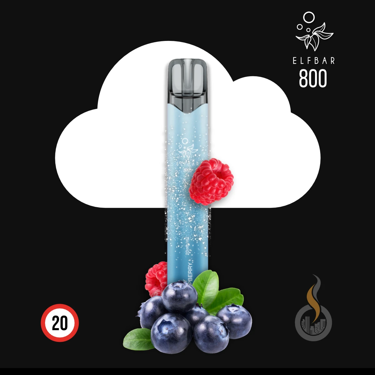 ELF BAR 800 Blueberry Sour Raspberry SW18459 Bild 1