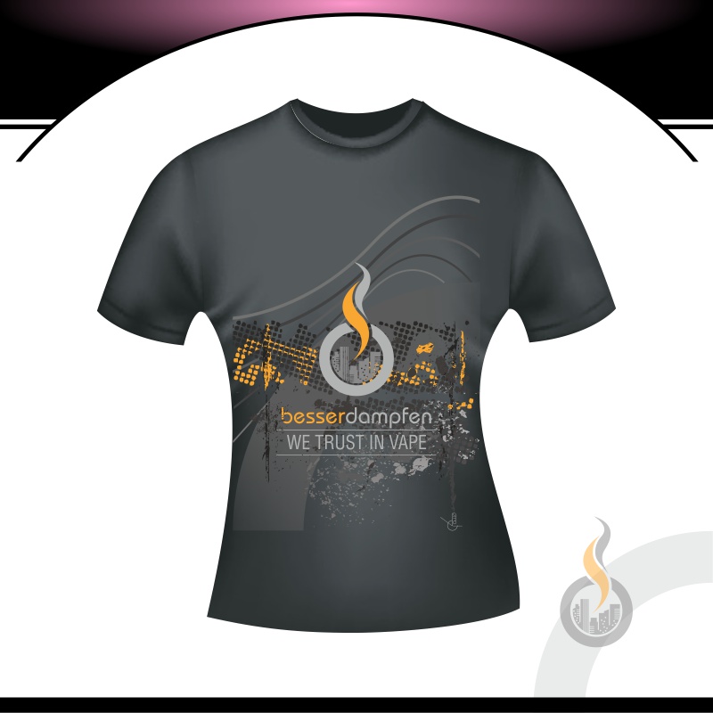 besser T-SHIRT - WE TRUST IN VAPE - Damen SW15171.1 Bild 1