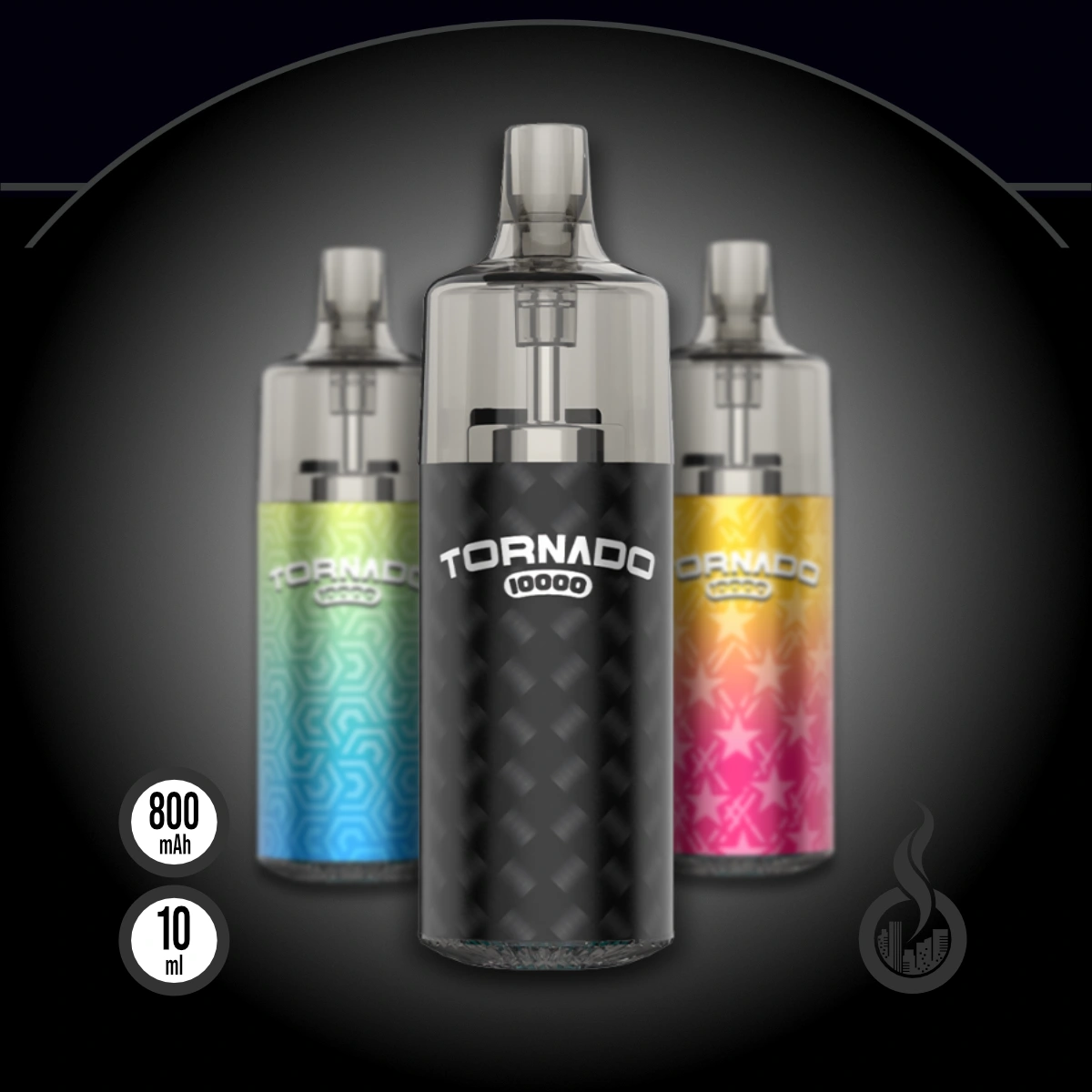 GOBAR Tornado 10000 Vape Kit SW18433 Farbe Schwarz Bild 1