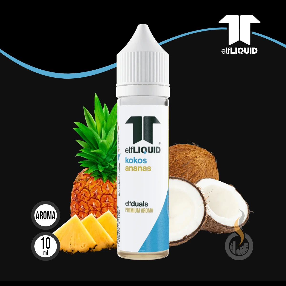 elf LIQUID Longfill Aroma Kokos Ananas - 10 ml SW18705 Bild 1