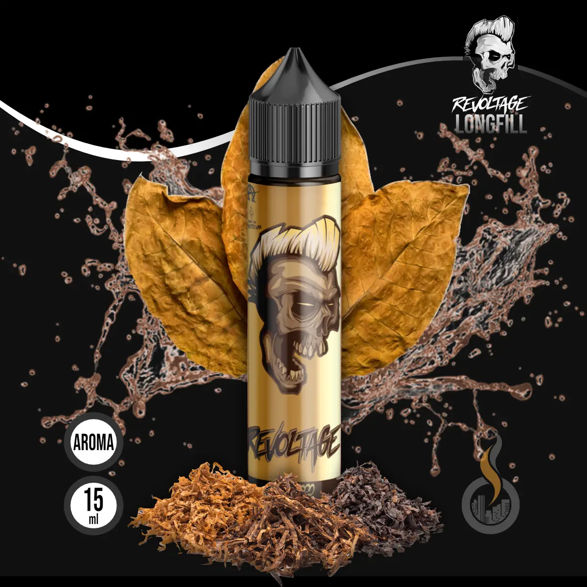 REVOLTAGE Longfill Aroma Tobacco Gold - 15 ml SW18205 Bild 1