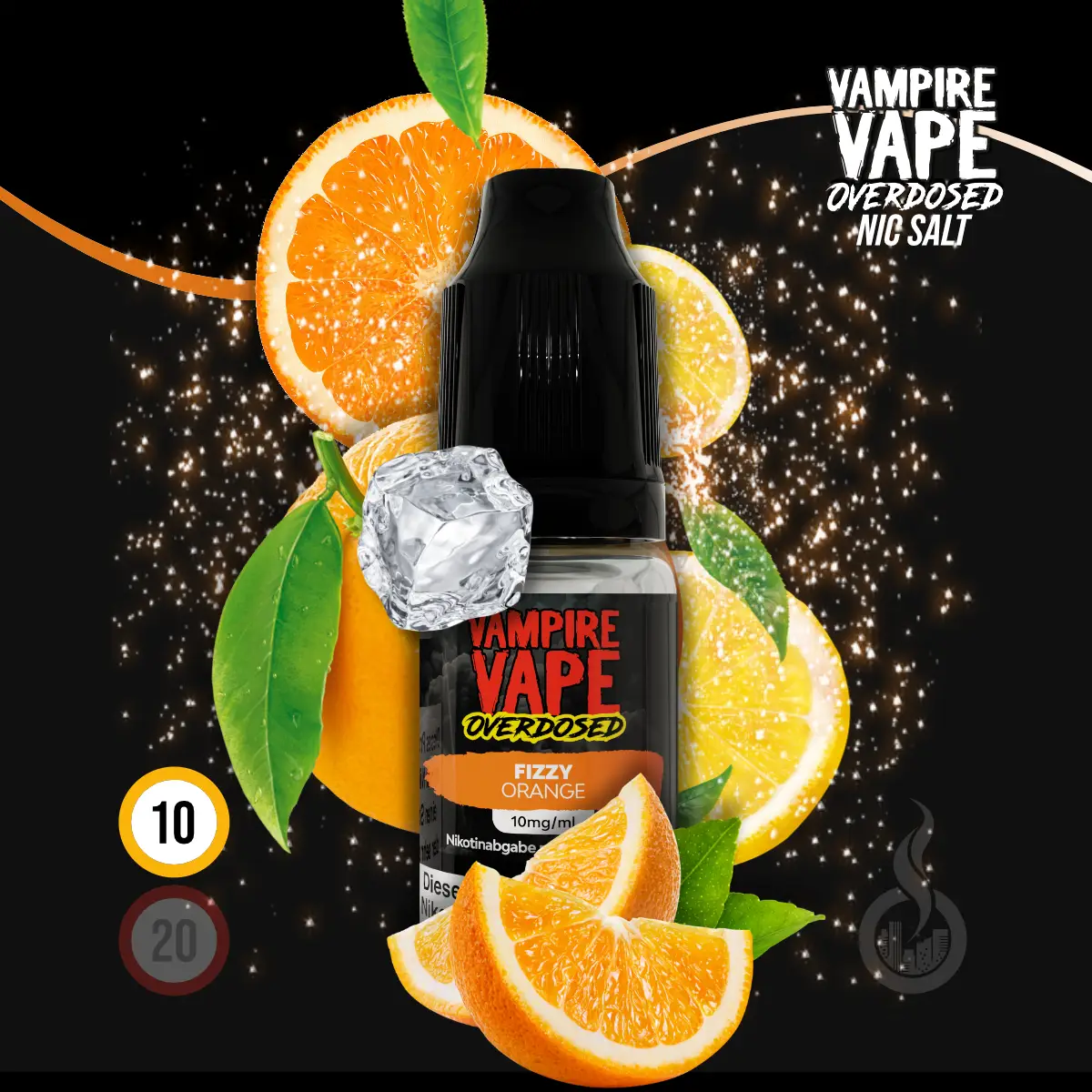 VAMPIRE VAPE Overdosed Fizzy Orange Nikotinsalz Liquid - 10 ml SW18551 Nikotinstärke wählen: 10 mg (NIKOTINSALZ) Bild 1